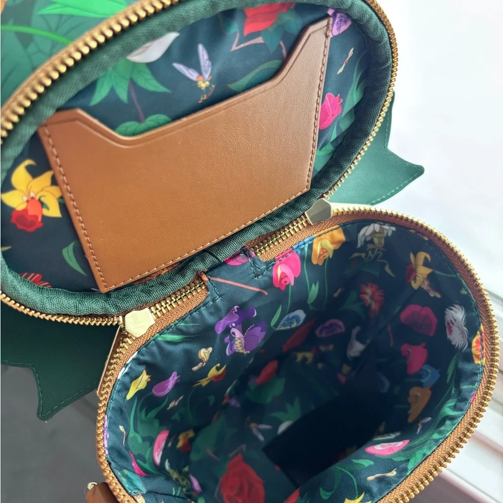Loungefly Alice in Wonderland Singing Flowers Floral Basket Shoulder Bag - Picture 4 of 4